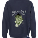 Air Jordan 13 Flint Navy Blue T-Shirt (Stay ill)| illcurrency