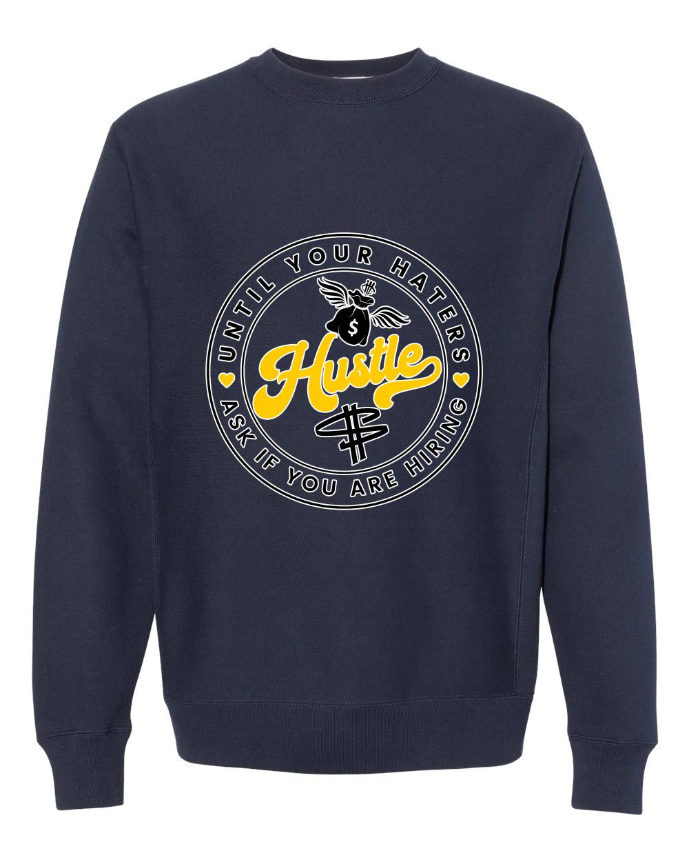 Nike Dunk Low “Michigan” | illcurrency Navy Blue T-Shirt (Haters Catch Up)