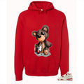 Air Jordan 4 Valentine’s Day (Sierra Red) Matching T-Shirt, Sweatshirts & Hoodies Red T-Shirt (Big Teddy)