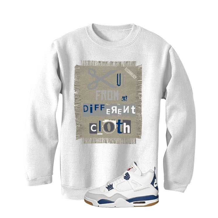 Nike SB x Air Jordan 4 Navy White T-Shirt (Cut from a different cloth)| illcurrency