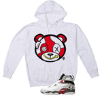Air Jordan 8 Bugs Bunny Matching T-Shirt, Sweatshirts & Hoodies White T-Shirt (Stitched up ted)| illcurrency