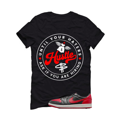 Air Jordan 1 Low OG Banned Matching T-Shirt, Sweatshirts & Hoodies Black T-Shirt (Haters Catch Up)| illcurrency
