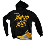 Air Jordan 5 Tokyo Matching T-Shirt, Sweatshirts & Hoodies Black T-Shirt (Haters gonna hate)| illcurrency