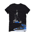 Air Jordan 1 High OG Royal Matching T-Shirt Money Cat
