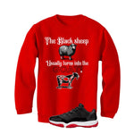 Air Jordan 11 Low Bred Red T-Shirt (the black sheep usually turns into the GOAT!)| illcurrency