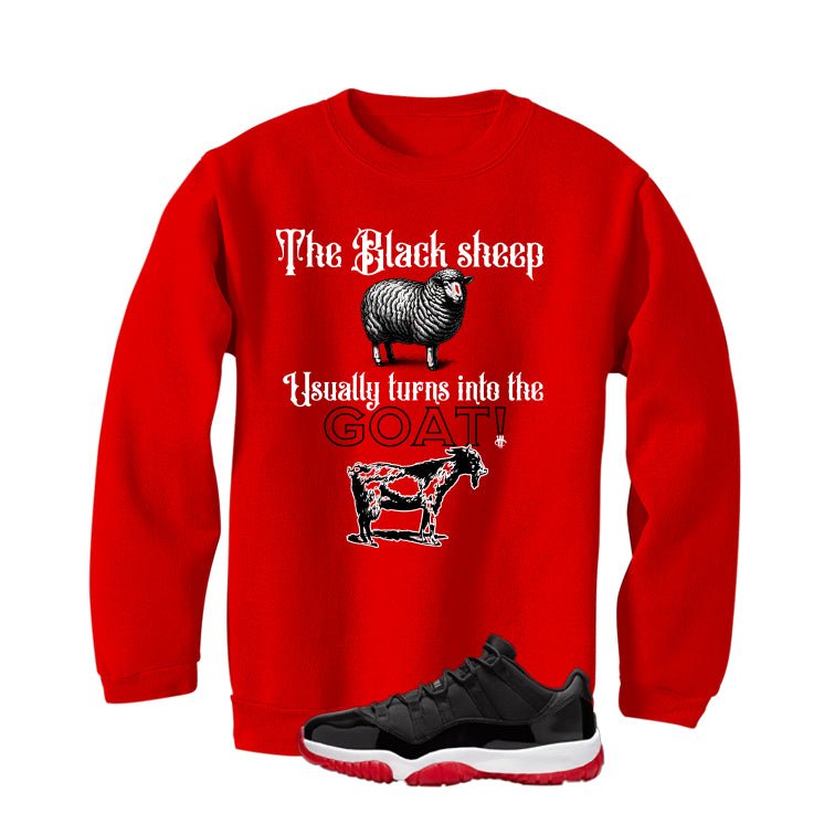 Air Jordan 11 Low Bred Red T-Shirt (the black sheep usually turns into the GOAT!)| illcurrency