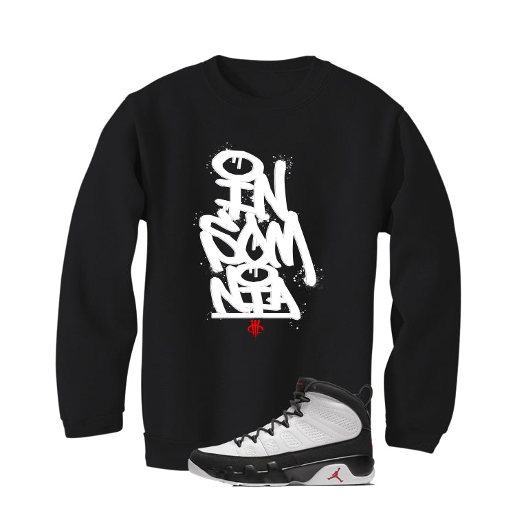 Air Jordan 9 OG Space Jam Matching T-Shirt Black T-Shirt (Insomnia)| illcurrency