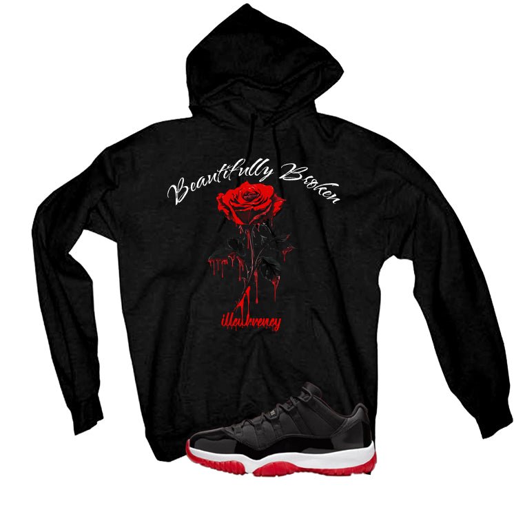 Air Jordan 11 Low Bred Black T-Shirt (Beautifully Broken)| illcurrency