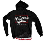 Air Jordan 11 Low Bred Black T-Shirt (Authentic)| illcurrency
