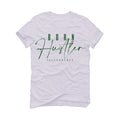 Nike Dunk Low Satin Green - White T-Shirt (Born Hustler)