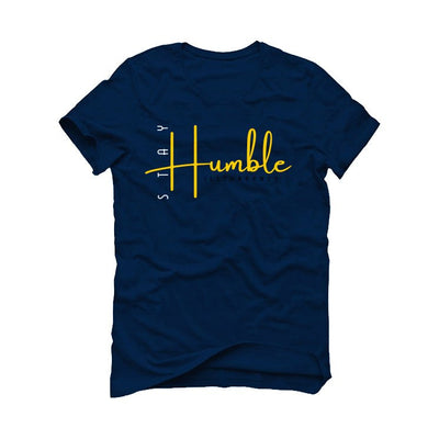 Nike Dunk Low “Michigan” | illcurrency Navy Blue T-Shirt (Stay Humble)