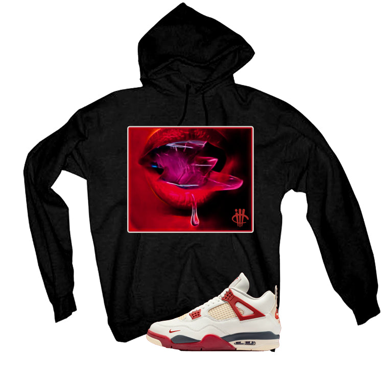 Nigel Sylvester x Air Jordan 4 Brick After Brick Matching T-Shirt, Sweatshirts, & Hoodies Black T-Shirt (Tongue)| illcurrency