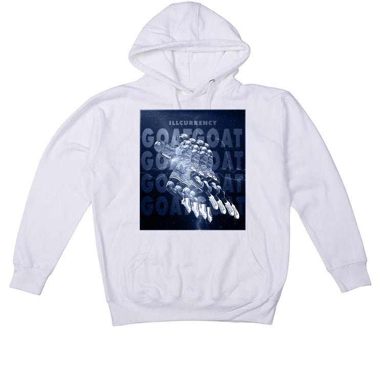AIR JORDAN 3 “WHITE NAVY”| ILLCURRENCY White T-Shirt (GOATED)