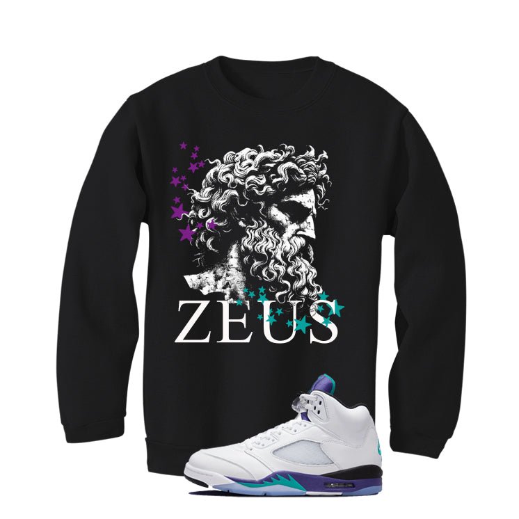 Air Jordan 5 OG Grape Black T-Shirt (Zeus)| illcurrency