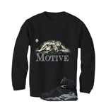 Air Jordan 8 Chrome Matching T-Shirt Black T-Shirt (Money Is The Motive)| illcurrency