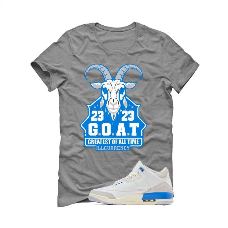 Air Jordan 3 Lucky Shorts Grey T-Shirt (GOAT 23)| illcurrency