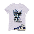 Air Jordan 1 Rare Air Deep Royal Blue White T-Shirt (Graffiti Angel)| illcurrency