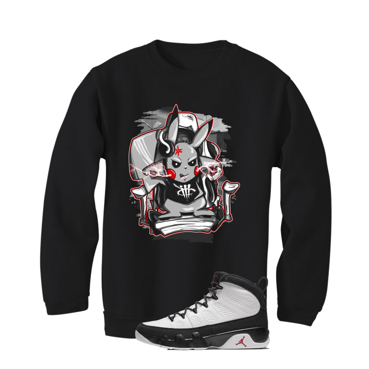 Air Jordan 9 OG Space Jam Matching T-Shirt Black T-Shirt (Mad Gamer)| illcurrency