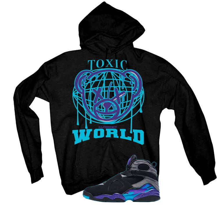 Air Jordan 8 OG Aqua Black T-Shirt (Toxic World)| illcurrency