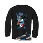 Air Jordan 3 OG Rare Air Black T-Shirt (Graffiti Angel)| illcurrency