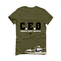 Air Jordan 1 Low OG Medium Olive Matching T-Shirt, Sweatshirts & Hoodies Military Green T-Shirt (Ceo)| illcurrency