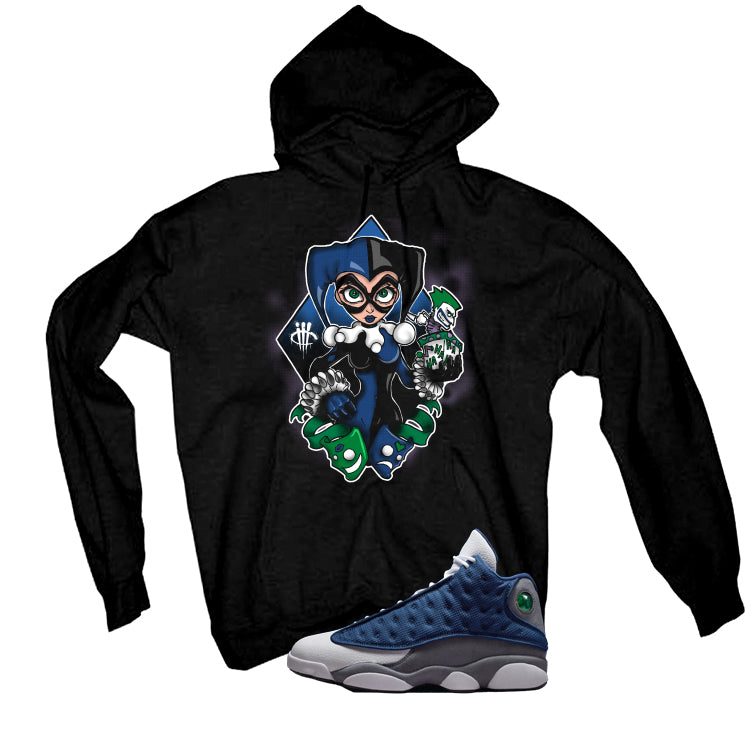 Air Jordan 13 Flint Black T-Shirt (Jack in a Box)| illcurrency