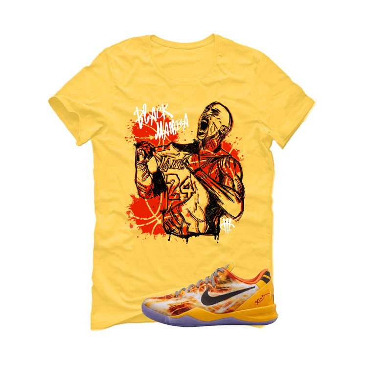 Nike Kobe 8 Protro Shanghai Fireworks Matching T-Shirt Black Mamba