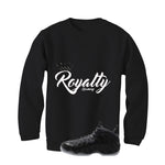 NIKE FOAMPOSITE ONE CARBON FIBER Matching T-Shirt, Sweatshirts & Hoodies Black T-Shirt (Royalty)| illcurrency