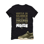 Air Jordan 3 Family Affair Matching T-Shirt, Sweatshirts & Hoodies Black T-Shirt (Noise)| illcurrency