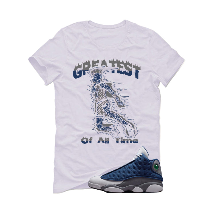 Air Jordan 13 Flint White T-Shirt (Greatest of all time)| illcurrency