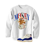 Air Jordan 11 Rare Air Matching T-Shirt, Sweatshirts & Hoodies White T-Shirt (Money Bear)| illcurrency