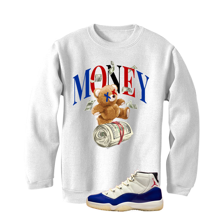 Air Jordan 11 Rare Air Matching T-Shirt, Sweatshirts & Hoodies White T-Shirt (Money Bear)| illcurrency