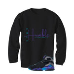 Air Jordan 8 OG Aqua Black T-Shirt (Stay Humble)| illcurrency