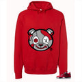 Air Jordan 4 Toro Bravo Matching T-Shirt, Sweatshirts, & Hoodies Red T-Shirt (Stitched Up Teddy)