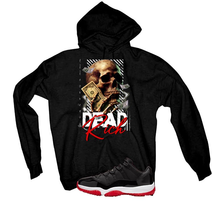 Air Jordan 11 Low Bred Black T-Shirt (Dead Rich)| illcurrency