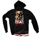 Air Jordan 11 Low Bred Black T-Shirt (Dead Rich)| illcurrency