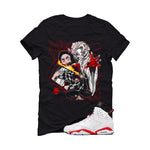 Air Jordan 6 White Infrared Matching T-Shirt Demon Slayer