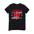 AIR JORDAN 4 “BRED REIMAGINED” 2024 | ILLCURRENCY Black T-Shirt (Forever Alone)