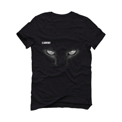 Air Jordan 4 Black Cat Matching T-Shirt, Sweatshirts & Hoodies Black T-Shirt (Black Cat)| illcurrency