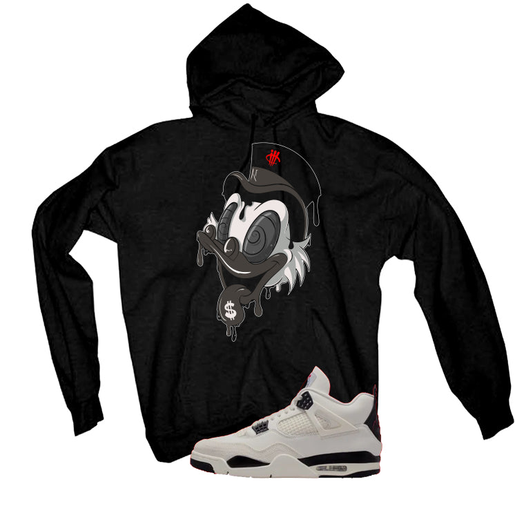 Air Jordan 4 Flight Club Matching T-Shirt, Sweatshirts & Hoodies Black T-Shirt (Money Duck)| illcurrency