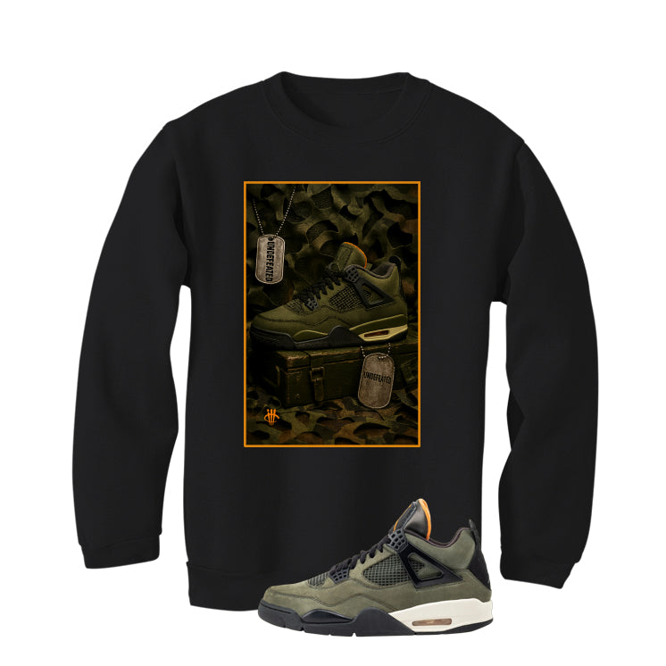 Undefeated x Air Jordan 4 Black T-Shirt (Represent)| illcurrency