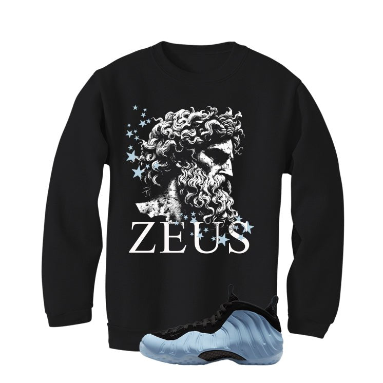 Nike Air Foamposite One Psychic Blue Black T-Shirt (Zeus)| illcurrency