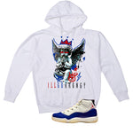 Air Jordan 11 Rare Air Matching T-Shirt, Sweatshirts & Hoodies White T-Shirt (Graffiti Angel)| illcurrency