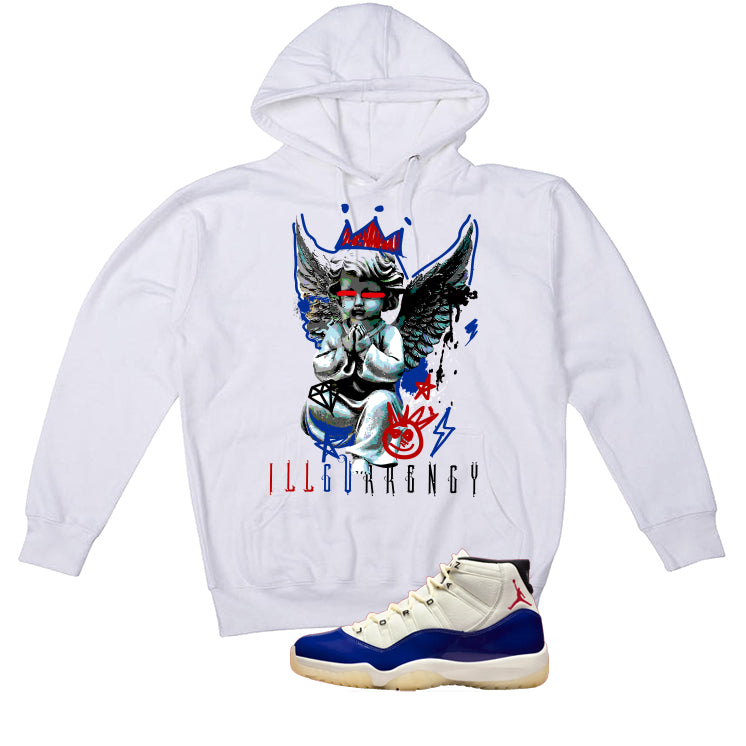 Air Jordan 11 Rare Air Matching T-Shirt, Sweatshirts & Hoodies White T-Shirt (Graffiti Angel)| illcurrency