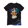 Air Jordan 8 OG Aqua Black T-Shirt (Money Bear Team)| illcurrency