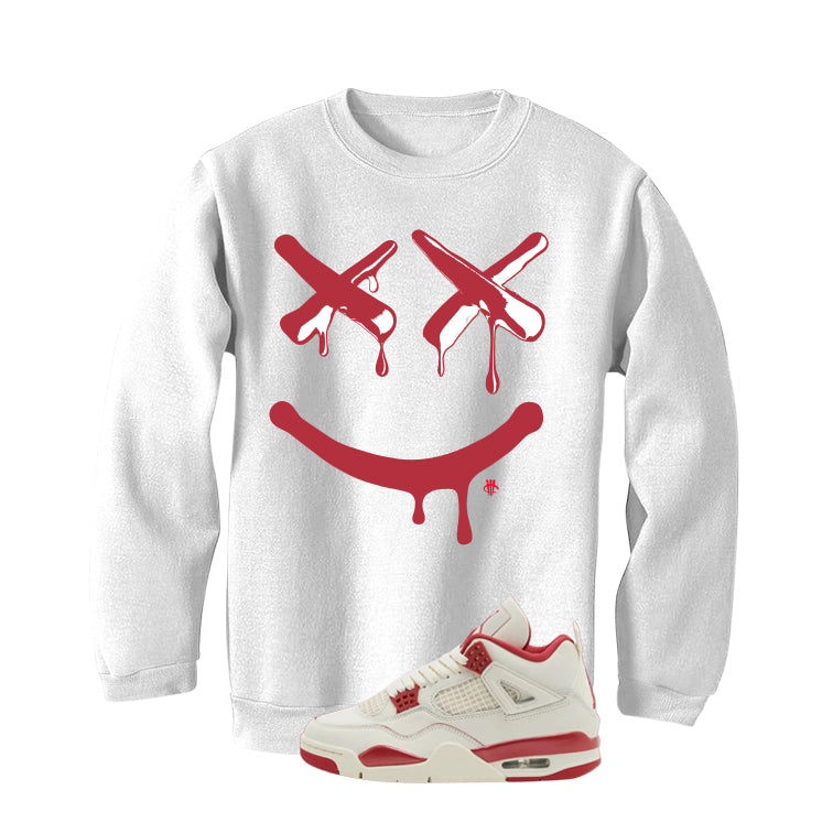 Air Jordan 4 Valentine’s Day (Sierra Red) Matching T-Shirt, Sweatshirts & Hoodies White T-Shirt (Happy Drip)| illcurrency