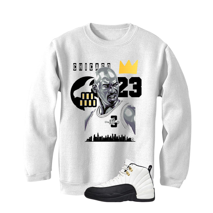 Air Jordan 12 Taxi Matching T-Shirt, Sweatshirts & Hoodies White T-Shirt (The Goat)| illcurrency