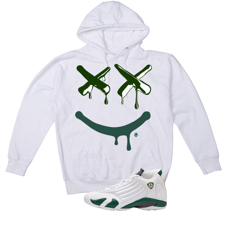 Air Jordan 14 Forest Green Matching T-Shirt Happy Drip