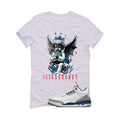 Air Jordan 3 True Blue Matching T-Shirt White T-Shirt (Graffiti Angel)| illcurrency