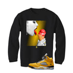 Air Jordan 5 Tokyo Matching T-Shirt, Sweatshirts & Hoodies Black T-Shirt (Lick It)| illcurrency